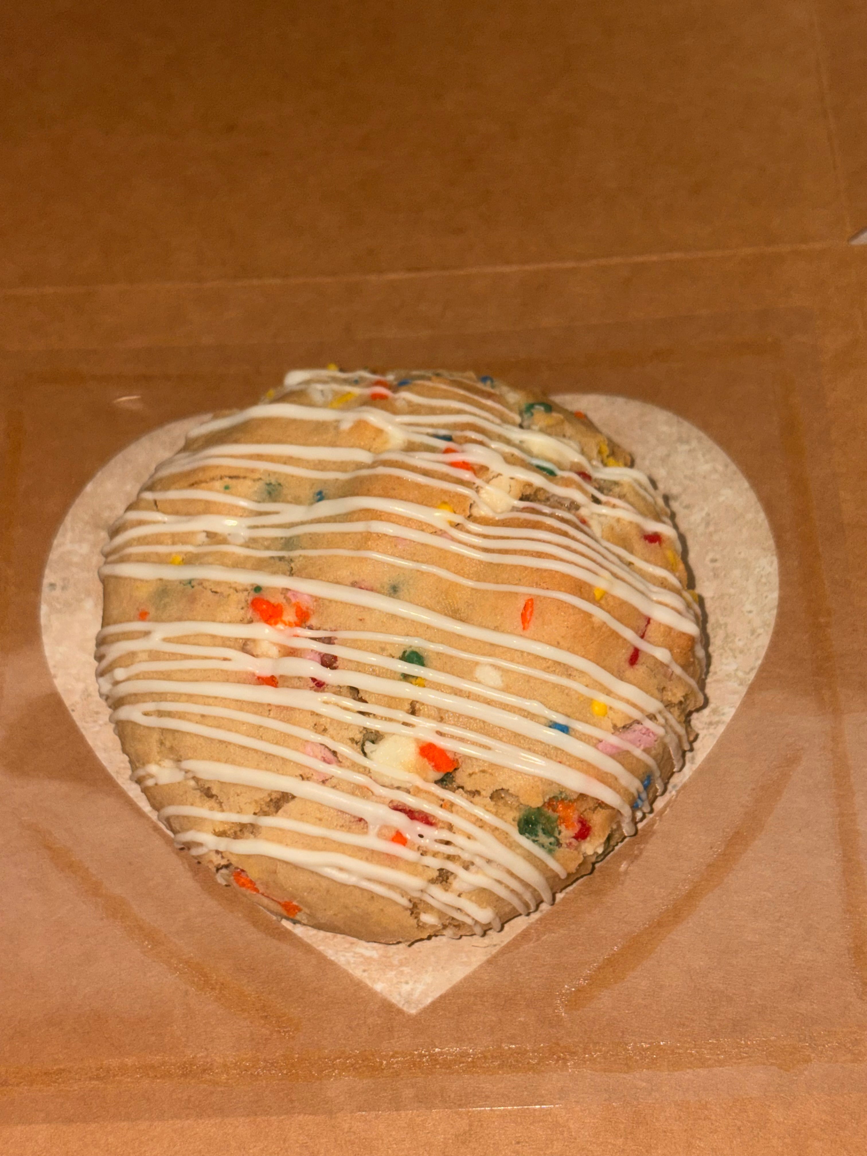 White Chocolate Sprinkle Cookies