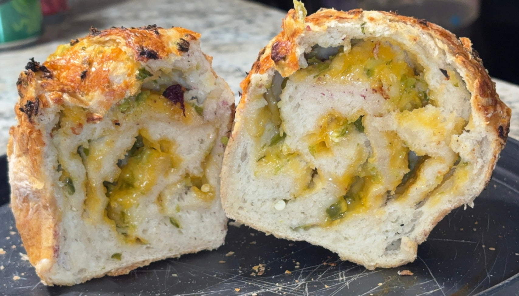 Jalapeno Cheddar White Bread